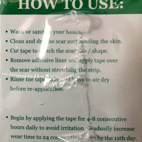 NEW IN BOX!! Silicone Scar Sheets 1.6" by 60” Roll Exp 2-28-2027 - Reduce Scars - Picture 4 of 7